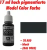 Vallejo 70.950, Schwarz, Acrylfarbe, Flüssigkeit, 17 ml, 1 Produktbild-Vorschau 6
