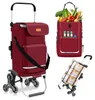 Sekey XXL Einkaufstrolley für Camping, Treppensteiger mit 3 Produktbild-Vorschau 1