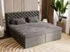 GrainGold Boxspringbett Bergamo 200x200 - Bett mit Matratze Produktbild-Vorschau 3