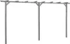 vidaXL Zahradní pergola šedá 400x40x205 cm Impregnované Náhled obrázku produktu 5