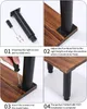 Satz von 5 Möbel Füße höhenverstellbar, 18-34 cm Produktbild-Vorschau 4
