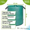 TTL GARDEN Gartensack 2x272L grün doppelt verstärkter Boden Produktbild-Vorschau 2