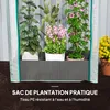Mini serre de jardin serre balcon avec sac de plantation et Voir les images du produit 7