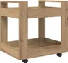 vidaXL Stolní vozík Artisan dub 60 x 45 x 60 cm materiál na Náhled obrázku produktu 7