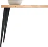 A close-up view of a table leg and a bowl on a wooden tabletop. Náhľad obrázku produktu