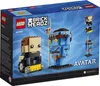 The image shows the front of a LEGO BrickHeadz box featuring two figures from the movie Avatar. Náhled obrázku produktu