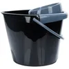 Wischeimer mit Auswringer, Kunststoff, schwarz, 10 l Produktbild-Vorschau 3
