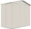 Abri de jardin métal "Nebraska" - 4.07 m² - Beige/Gris Voir les images du produit 6