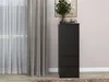 CDF Moderne Kommode Malwa W5 | Farbe: Schwarz | Schrank für Produktbild-Vorschau 3