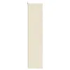 A side view of a cream-colored display cabinet. Voir les images du produit