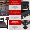 Pracovní stůl COSTWAY s kolíkovou deskou, 121 cm dlouhý Náhled obrázku produktu 7