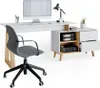 Schreibtisch Vicco Nautica Weiß 138 x 60 cm mit Schubladen Produktbild-Vorschau 8