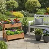 Jardinière verticale Relaxdays, 2 bacs à plantes, H x l x P Voir les images du produit 3