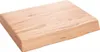 Waschtischplatte Hellbraun 40x30x(2-6) cm Massivholz Produktbild-Vorschau 1