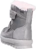 A single gray boot with pink trim is shown from the side. Voir les images du produit