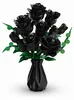 Set di costruzioni Lebula, rose nere, bouquet, 443 elementi Anteprima dell’immagine prodotto 7