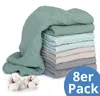 Makian Mullwindel / Mulltuch 8er Pack 70 x 70 Produktbild-Vorschau 1