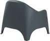 A single gray garden chair shown from a front-side angle against a white background. Produktbild-Vorschau