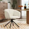 HOMCOM kreslo, lounge kreslo s podrúčkami, otočné o 360°, Náhľad obrázku produktu 8