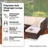 Mucola Lounge Set Polyrattan Gartenmöbel Rattanmöbel Produktbild-Vorschau 2