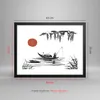 Gerahmtes Poster - Schwarzer Rahmen - China Angler Zeichnen Produktbild-Vorschau 5