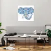 Bilder auf glas - Elefant Muster Tierwelt Afrika - 60x60cm Produktbild-Vorschau 6