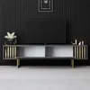 Skye Decor, Gold Line - Anthracite, Gold, TV-Ständer, Produktbild-Vorschau 3