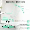 Bürostuhl ergonomisch mit Mesh-Rückenlehne, 90° klappbare Produktbild-Vorschau 4