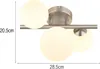 Globo Lighting Deckenleuchte Metall Nickel matt, 3x G9 LED Produktbild-Vorschau 6
