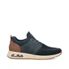 Rieker Herren Slipper mit Stretchsenkel blau mit brauner Produktbild-Vorschau 24
