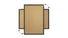 Bacheca in sughero (cornice in legno nero) 60x40 cm Anteprima dell’immagine prodotto 8
