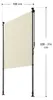 Vertikálna markíza Juskys Barbados 100 x 310 cm – ochrana Náhľad obrázku produktu 12