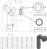 Ø 130 mm Ofenrohrset kantig - mit Tür und Drosselklappe - Produktbild-Vorschau 3