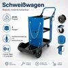 Bituxx Mobiler Schweißwagen Schwarz/Blau MS-20102 Produktbild-Vorschau 2