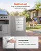 VEVOR 3 cassetti BBQ cassetti 36X51cm cassetto barbecue gas Anteprima dell’immagine prodotto 4