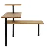 Eckregal aus Bambus – 3-stufig – 43 x 27 x 43 cm – Produktbild-Vorschau 3