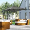 Outsunny Sonnenschirm 245x245 cm Ampelschirm neigbar Alu Produktbild-Vorschau 2