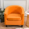 (Oranžová) Klubové křeslo slipcover křeslo kryt vysoké Náhled obrázku produktu 1