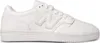 A white New Balance sneaker is shown from the side against a white background. Produktbild-Vorschau