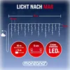Diagram showing dimensions and features of a string of lights. Anteprima dell’immagine prodotto