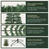 Salcar 180 cm Künstlicher Weihnachtsbaum mit Beleuchtung, 2 Produktbild-Vorschau 5
