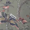 HOMLA Pościel CLARAS z mikrofibry szara w liście i kwiaty Podgląd zdjęcia produktu 4