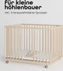 Laufgitter 75x100 cm mit Matratze SleepPlus, Lattenrost & Produktbild-Vorschau 2