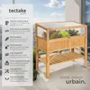 Carré Potager de jardin sur Pied Surélevé avec étagère + Voir les images du produit 2
