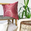 Kissen Deko von Lysel - bordeaux Ringdesign 50x50 Polyester Produktbild-Vorschau 3
