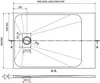 Mexen Hugo piatto doccia rettangolare SMC 120 x 80 cm, Anteprima dell’immagine prodotto 6