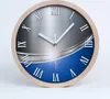 Holzuhr 30fi cm wanduhr - weiße Spitzen - Metall Produktbild-Vorschau 1