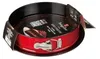 A red springform cake pan with a black interior, shown from a slightly elevated side angle. Produktbild-Vorschau