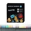 Acrylstifte, 26 Farben Marker Stifte, Doppelspitzen Stifte Produktbild-Vorschau 2