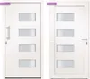 Cloris Designermöbel Haustür Aluminium und PVC Weiß 100x200 Produktbild-Vorschau 7